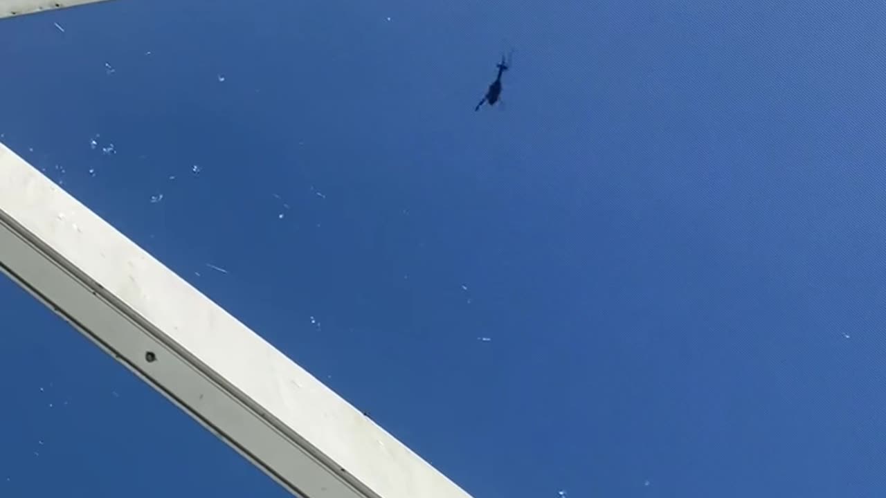 Military Helicopter Over My House