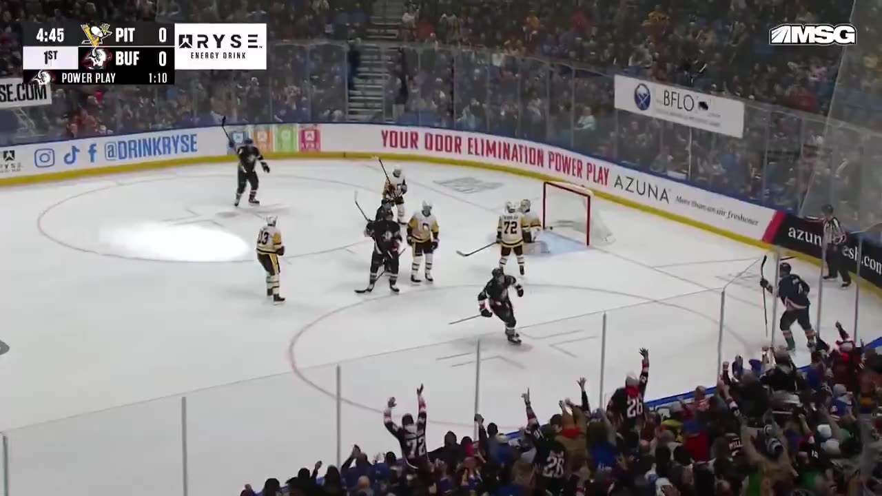 Buffalo Sabres - Owen Power gets it done on the power play! #LetsGoBuffalo