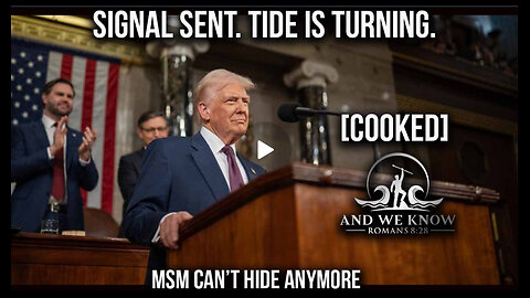 DEMS [Cooked],The signal has been sent and TIDE is turning, HISTORICAL Speech, MSM meltdown, PRAY!