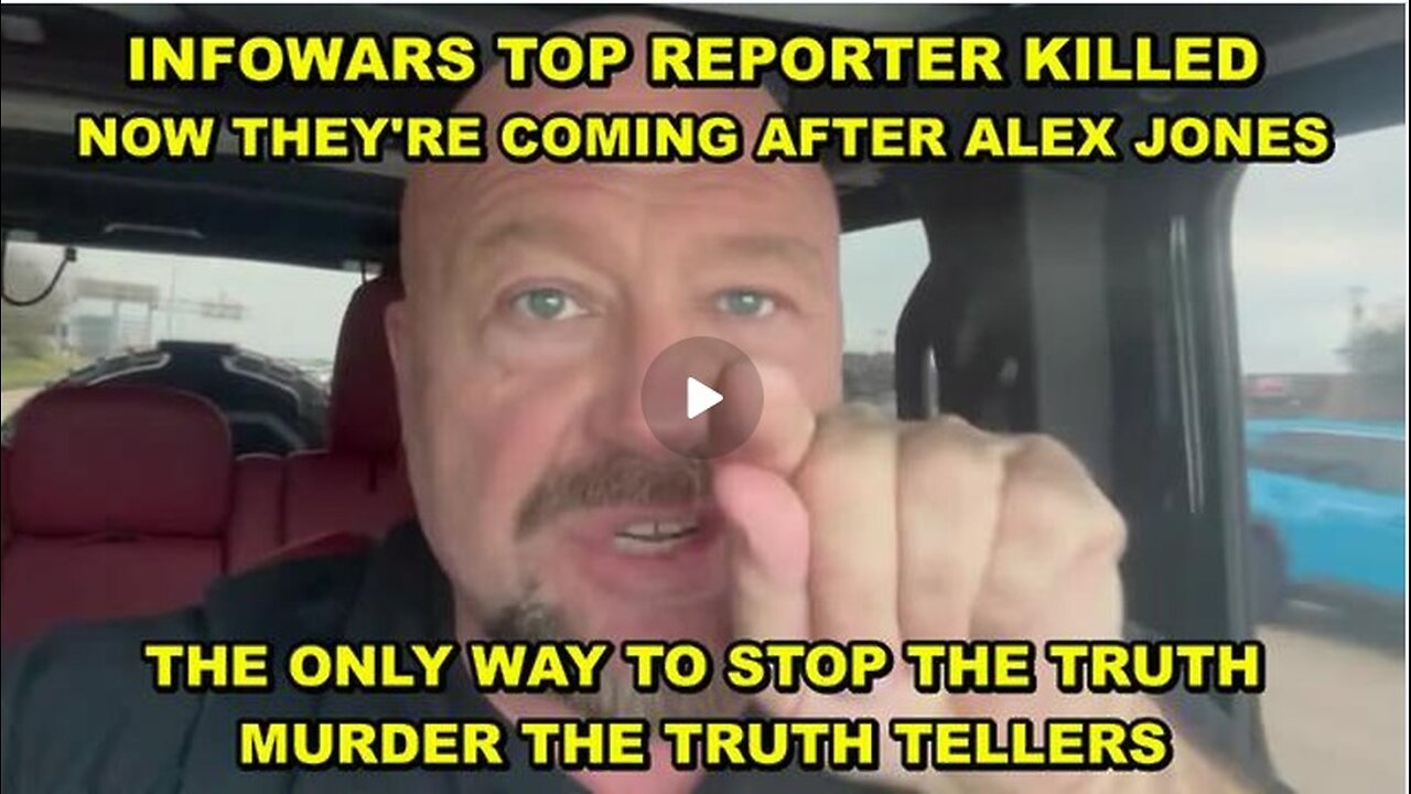 Infowars Top Reporter Murdered - Now They're Coming After Alex Jones To Shut Down The Truth