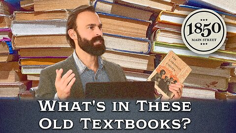 What's in These Old Textbooks?