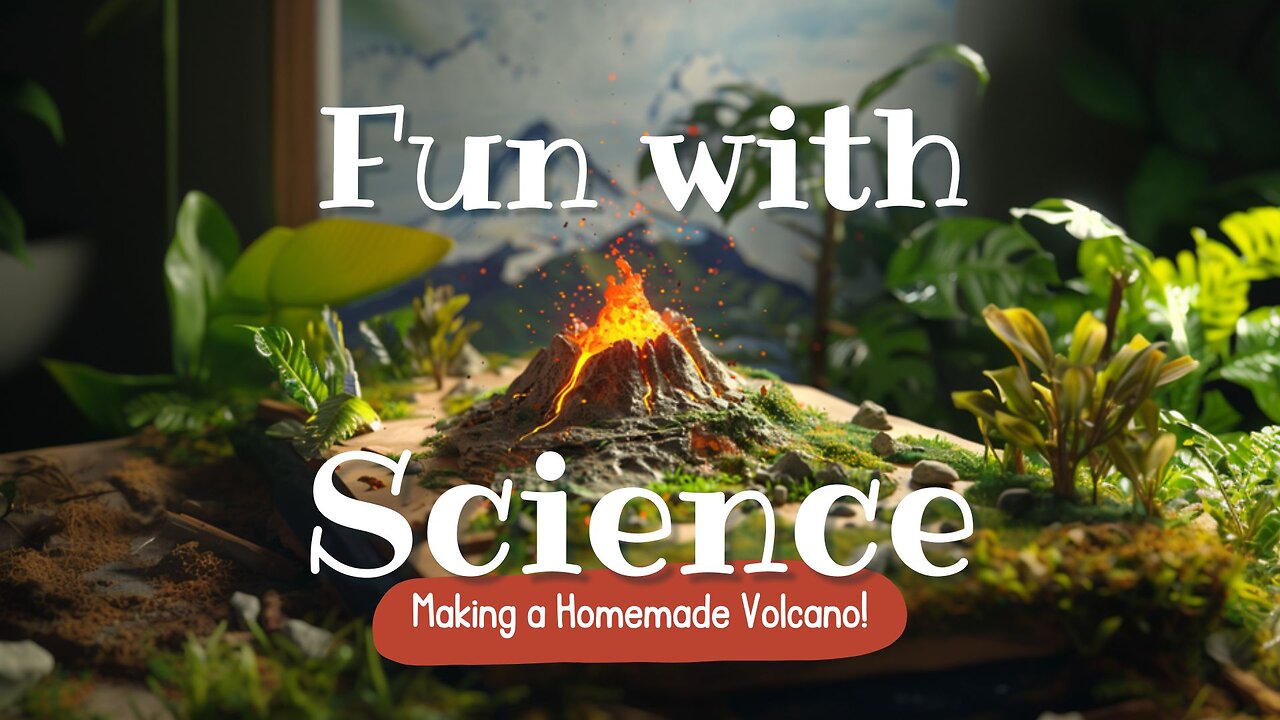 Fun with Science: Making a Homemade Volcano! 🌋 | Kids Learning Animated Video