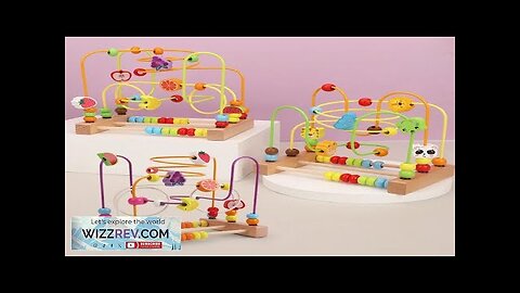 Montessori Maze Circles Around Beads Abacus Math Puzzle Early Learning Educational Wooden Review