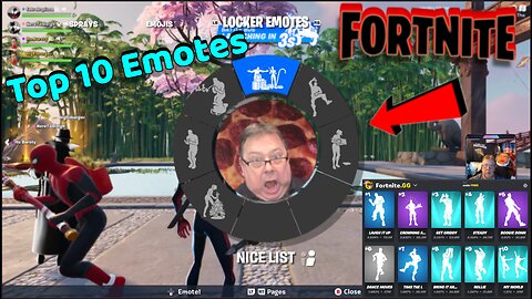 Top 10 Emotes from Fortnite fatrobzpizza #fortnite #fortniteemotes #fortniteskins