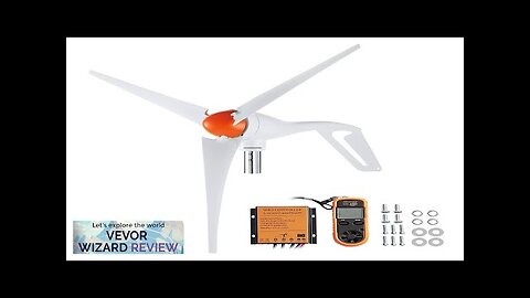 VEVOR 500W Wind Turbine Generator with Anemometer 12V Wind Turbine Kit 3-Blade Review