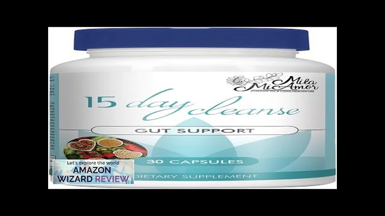 Milamiamor 15 Day Cleanse Gut and Colon Support Advanced Gut Review