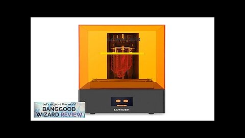 EU/US Direct LONGER Orange 4K Resin 3D Printer 10.5/31.5um Resolution Parallel UV Review