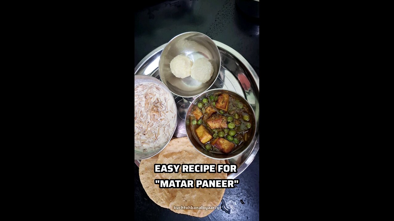 easy matar paneer recipe | homemade matar paneer | #matarpaneer #foodshorts #easyrecipe #indianfood