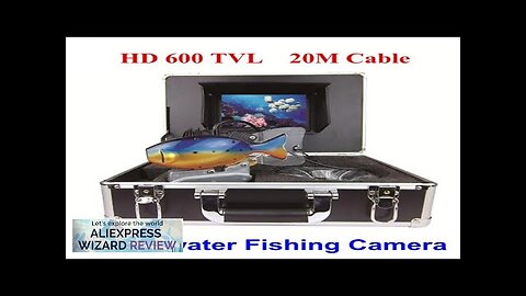 Waterproof Underwater Visual Camera With 2 White LED Lights 7inch LCD Monitor Review