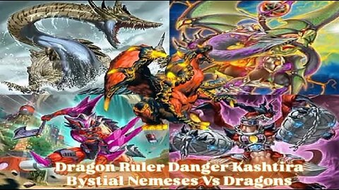 Yu-Gi-Oh! Duelingbook | Dragon Ruler Danger Kashtira Bystial Nemeses Deck Vs Dragon Deck