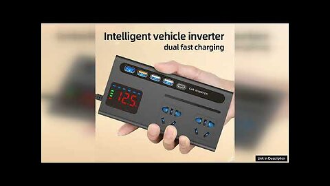 Car Power Inverter with Type-C Charger Car Inverter Charger Type-C Mobile Phone Review