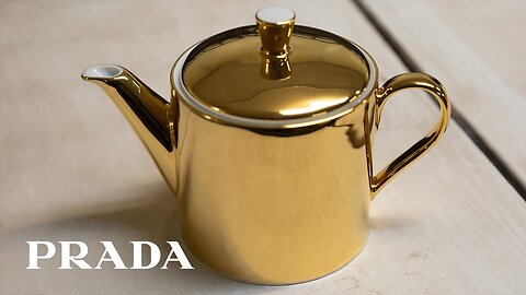 Discover the Elegance of Prada Home: Japanese Porcelain and Gold Tableware