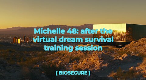 [biosecure] - Michelle 48 after the virtual dream survival training session