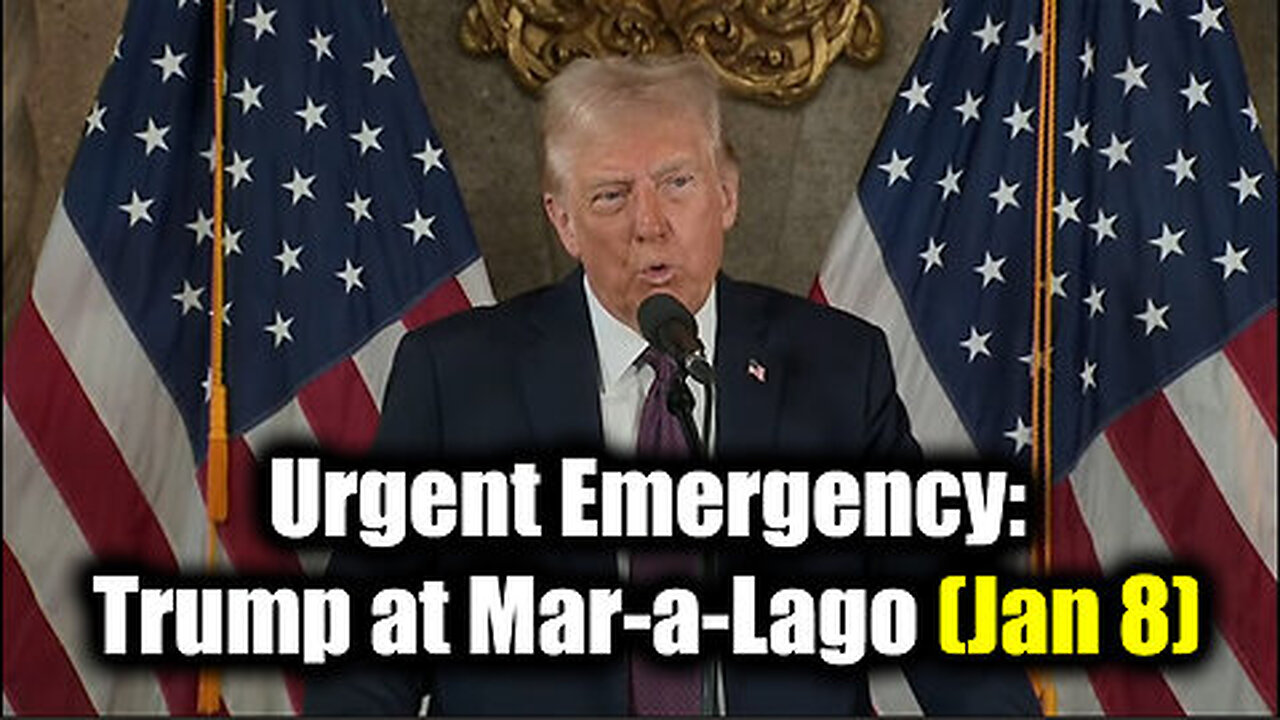 Urgent Emergency - Trump Answers Reporter Questions at Mar-a-Lago!