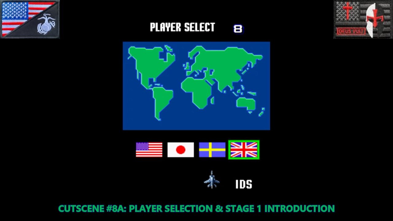 The Cutscene Project: "Aero Fighters" [Lord White (IDS] (Arcade - 1992) [NA Version]