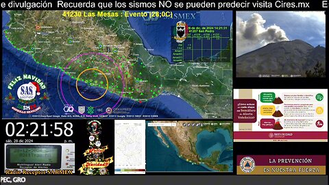 SISMO Magnitud 4.0 Loc 13 km al NORESTE de ACAPULCO, GRO 28/12/24 14:21:25 #noameritoalerta