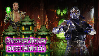 MK Mobile. Sorcerers Tower BOSS Battle 90