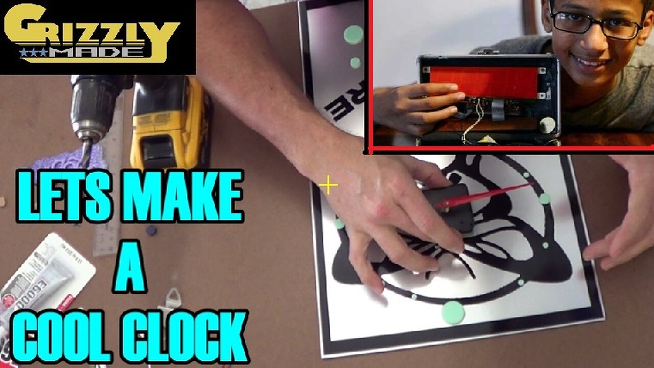 LETS MAKE A COOL CLOCK SIGN!