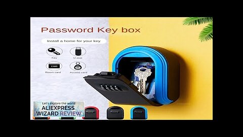 Wall Mounted Key Storage 4 Digit Combination Key Safe Storage Lock Box Review