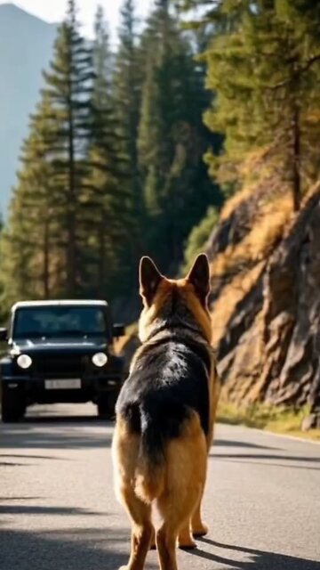 animals stopped vehicle and save people