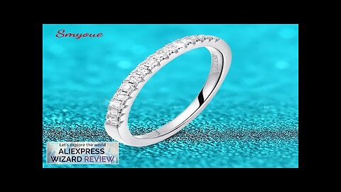 Smyoue Test Passed Moissanite Ring Matching Wedding Diamond Band for Women 925 Review