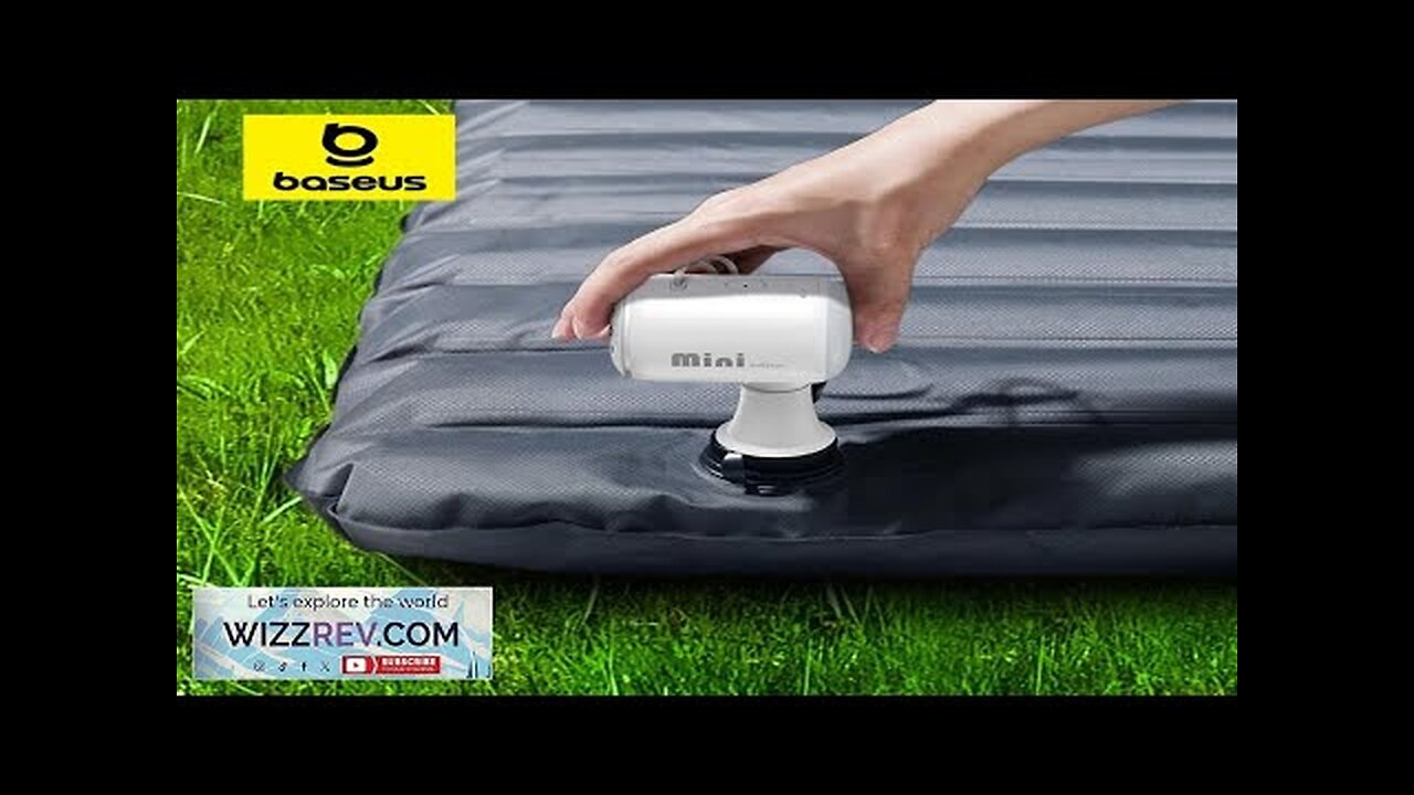 Baseus Air Pump Wireless Air Compressor Camping Inflatable Deflate Beds ...