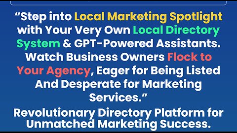 Local Directory Fortune : Become the Local Marketing Authority in Your Area