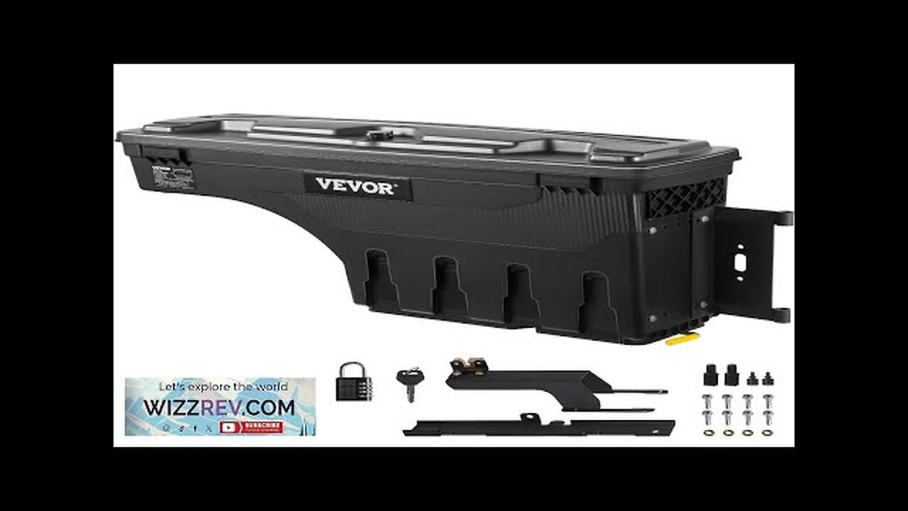 VEVOR Truck Bed Storage Box Fits 2015-2020 Ford F150 Passenger Side Lockable Review