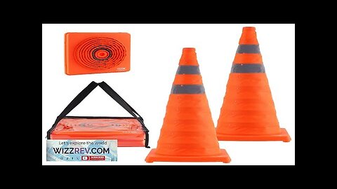 VEVOR Safety Cones 2 Pack 28 inch Collapsible Traffic Cones Construction Cones Review