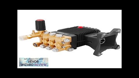 VEVOR Pressure Washer Pump 1" Shaft Horizontal Triplex Plunger 4400 PSI 4 Review