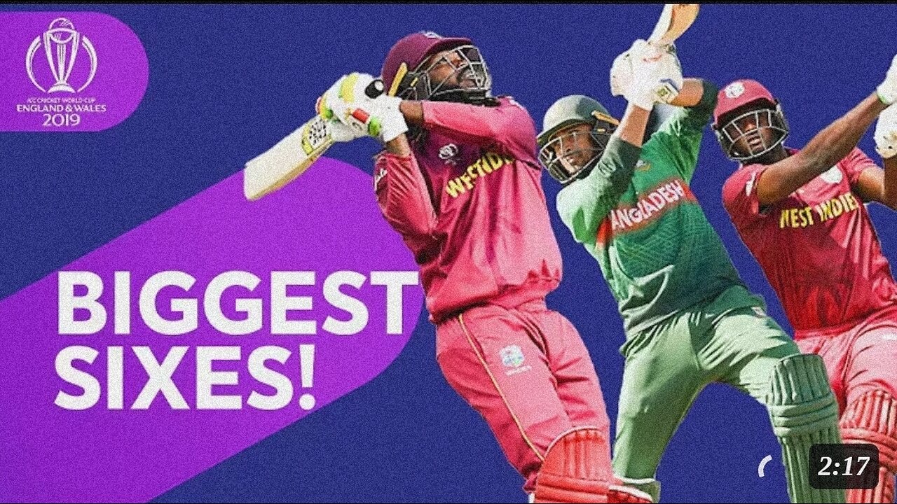 Biggest Sixes In The History of cricket 🏏