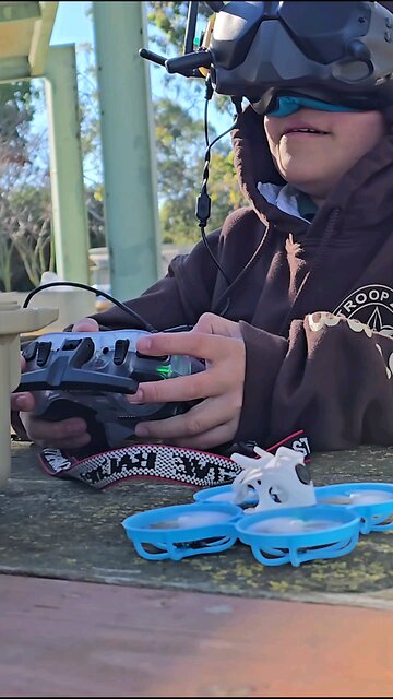 FPV Kid Attacks Me with Drone!