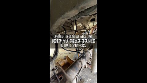 Jeep XJ using 95 Jeep YJ Rear Brake Line Trick