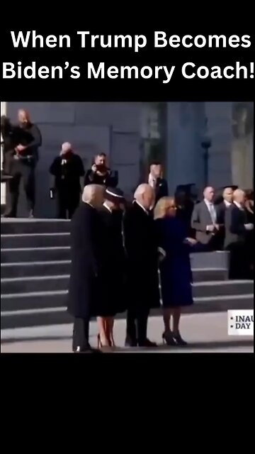 Trump Helps Biden remember things | Funny Trump & Biden Mimicry | Hilarious Political Comedy #shorts #rumble