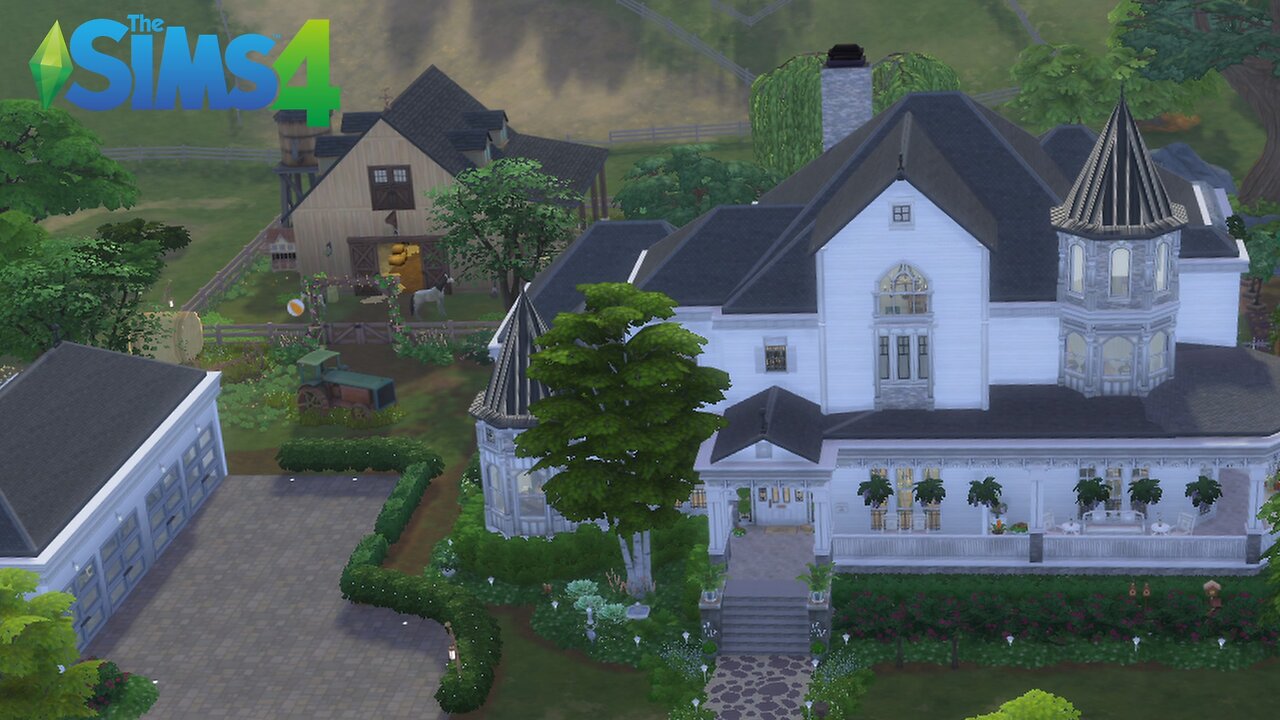 Victorian Farm House | The Sims 4 | Stop Motion Build | No CC | Short Story