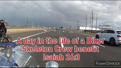 A day in the life of a Biker: Skeleton Crew benefit Isaiah 26:3 #theoutlawpreacher