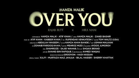 Over you by Hamza malik