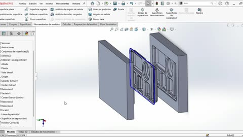 3D MOLD SOLIDWORKS
