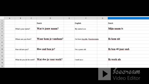 Dutch Language Baseline - Q&A