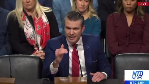 Pete Hegseth Shuts Down 'Smear Campaign' Against Him at Senate Hearing