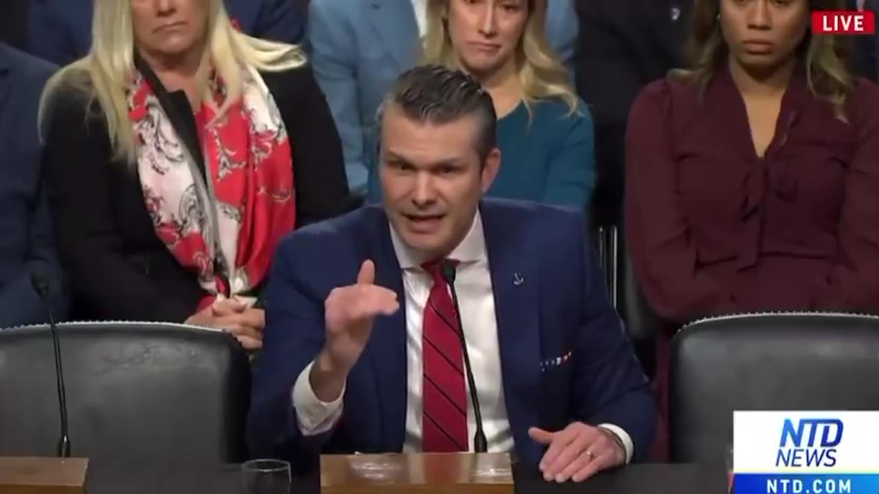 Pete Hegseth Shuts Down 'Smear Campaign' Against Him at Senate Hearing