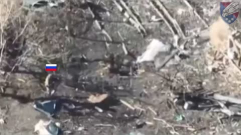 Ukrainian paratrooper eliminates an orc who tried to storm the positions at full height