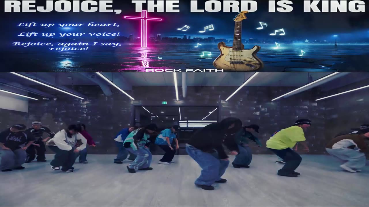 Rock Faith ~ Rejoice, The Lord Is King { Lyrics } { Ai } { Dance Ver. } Remix 1 Christcore