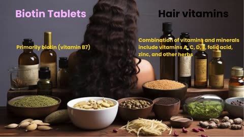 Biotin Tablets vs Hair Vitamins