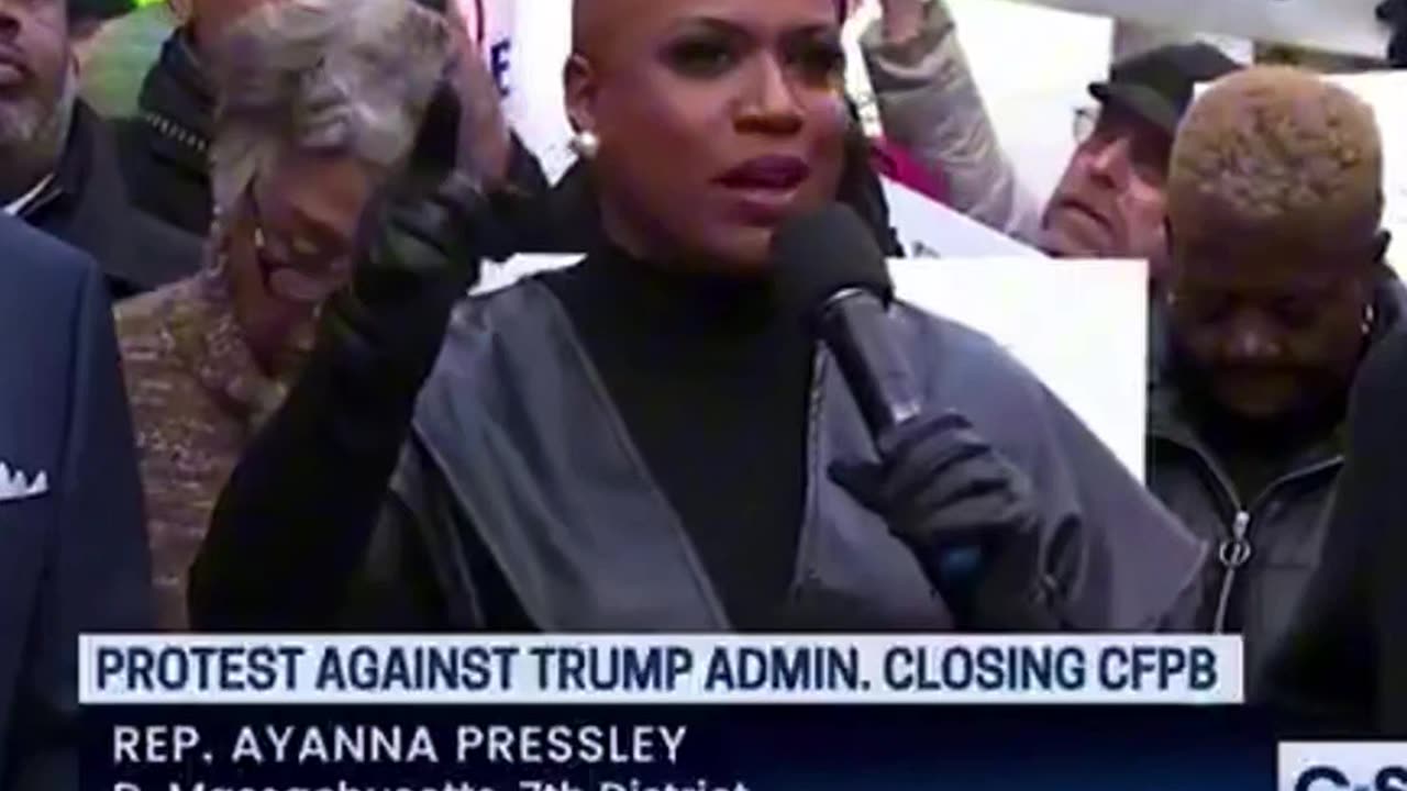 Congressional Representative Ayanna Pressley is advocating censoring the American people.