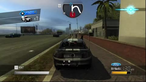 escaping the cops in a ford mustang gt500 in san francisco.