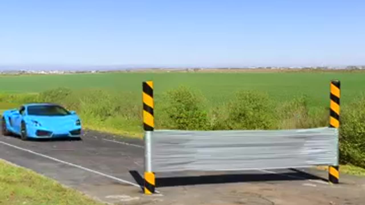 How Many Layers of Tape to Stop a Lamborgini?