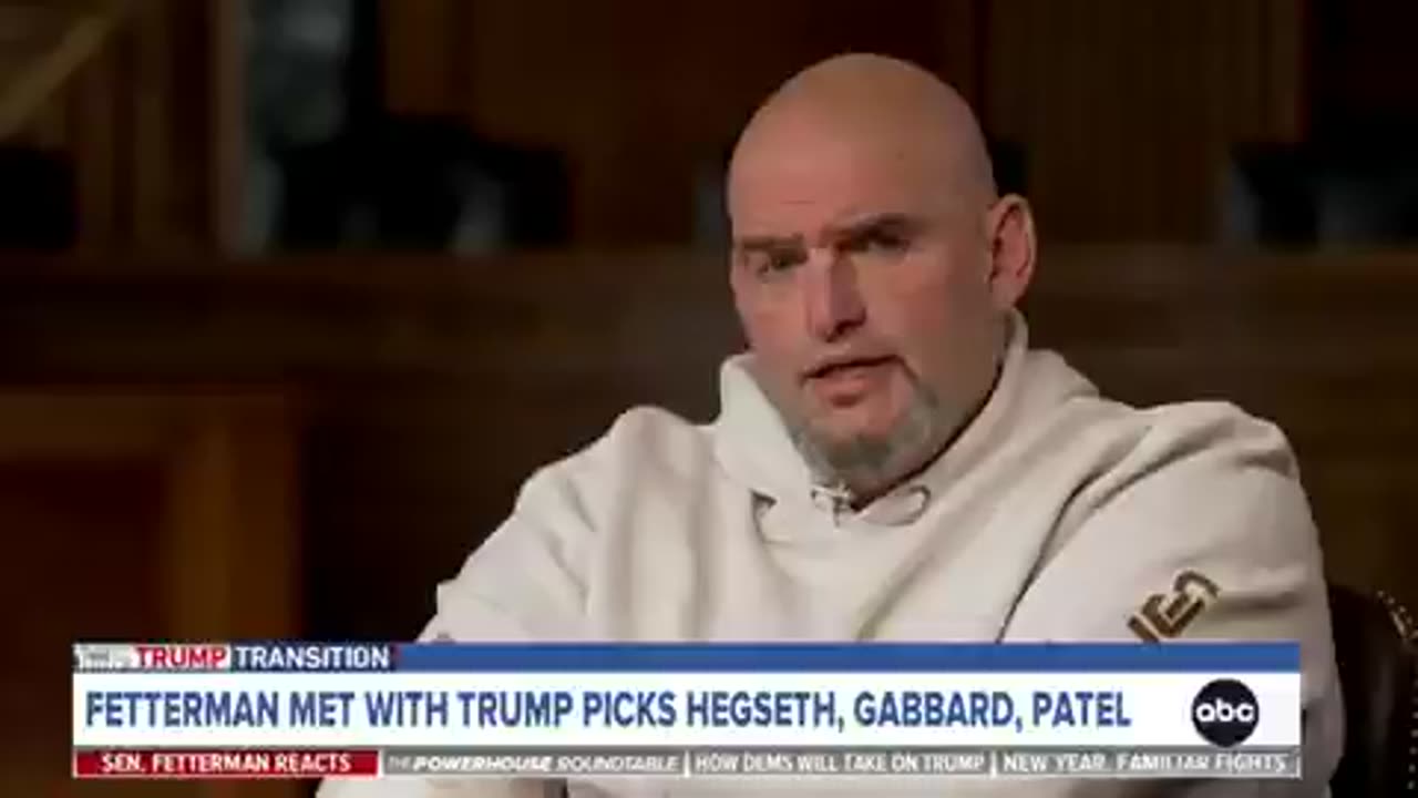 Fetterman: Kash Patel is not going to arrest Trump's political enemies