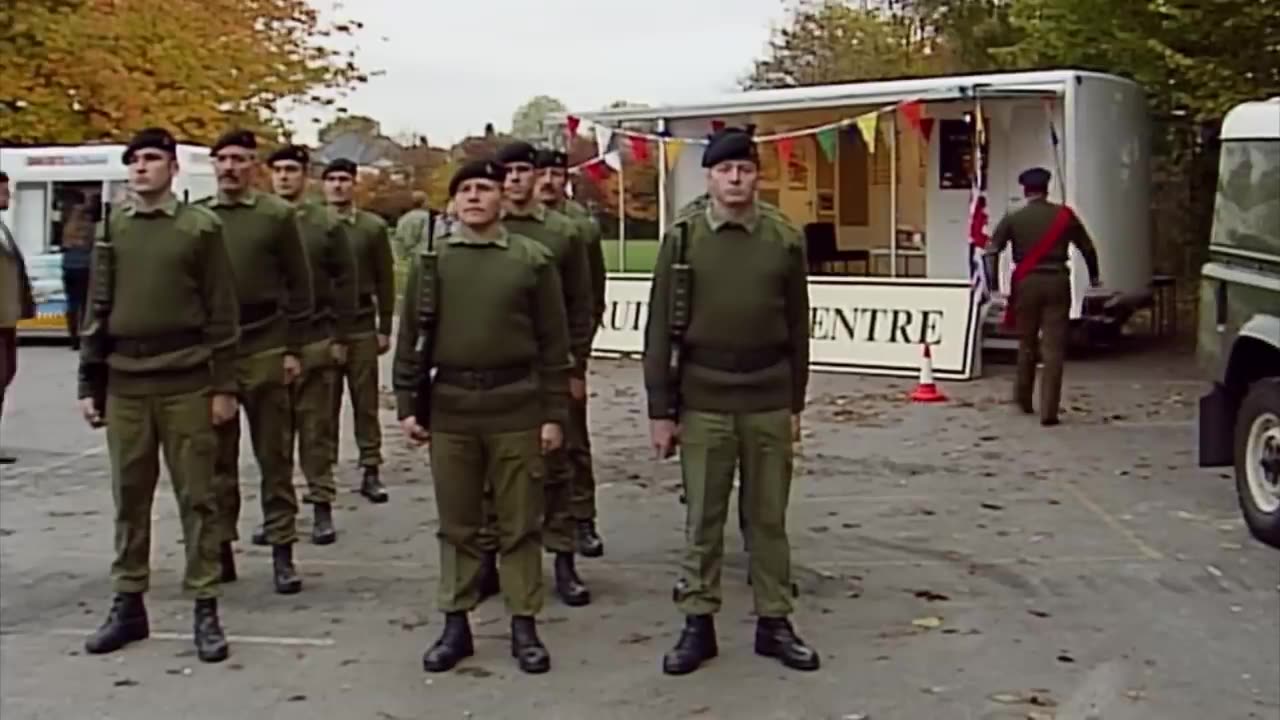 Mr bean funny army video