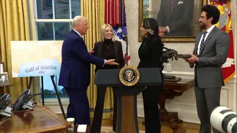 Tulsi Gabbard sworn into office by President Donald Trump
